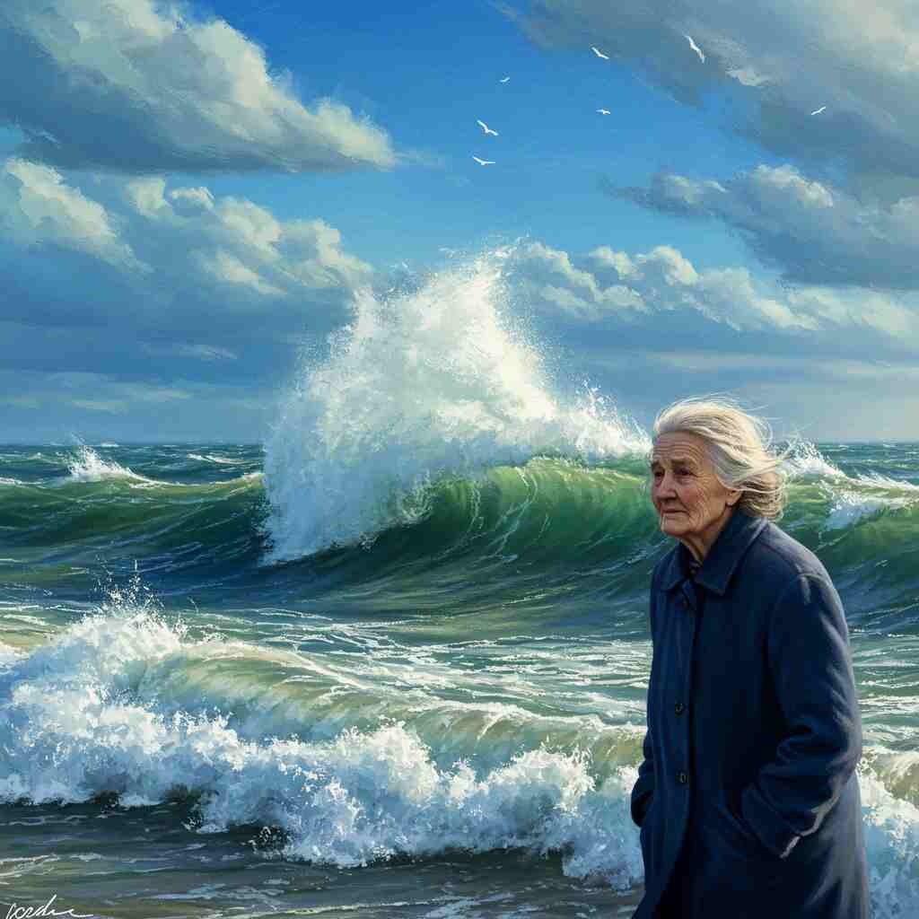 Winds of May, that dance on the sea